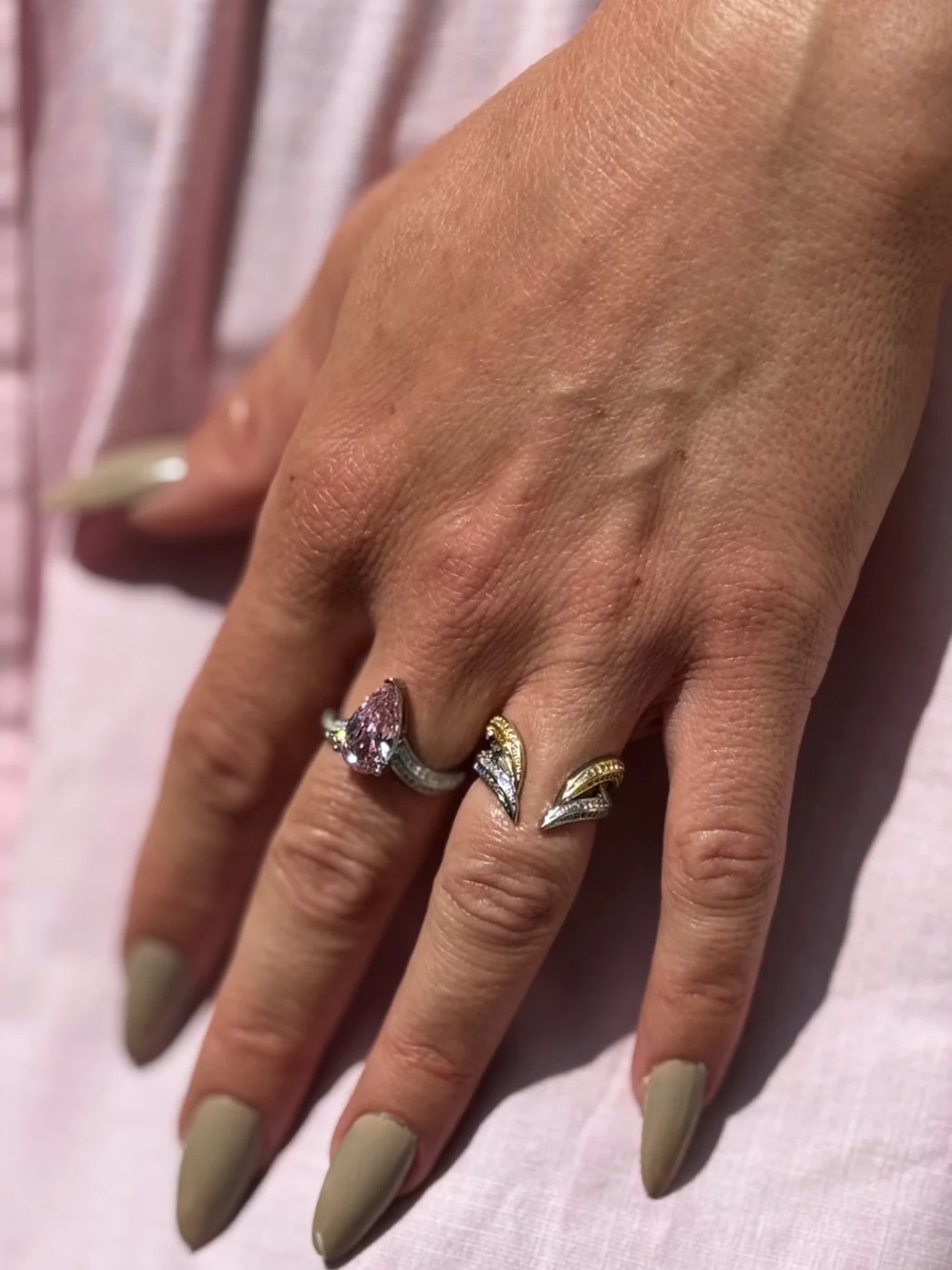 TIARA DOUBLE RING - Picture 2 of 3